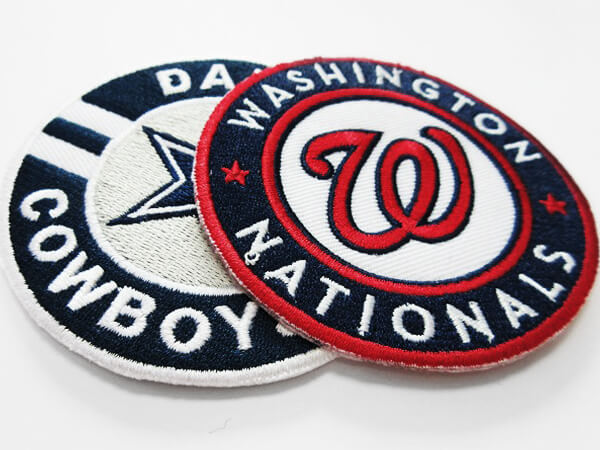 Embroidered Patch with Velcro and Heat Seal Backing